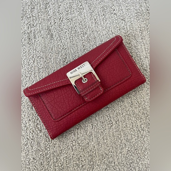 Nine West Burgundy Wallet - Picture 2 of 8